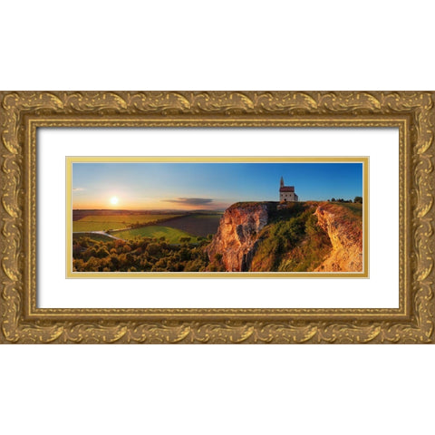 Eternal Guardian Gold Ornate Wood Framed Art Print with Double Matting by Sereda, Tomas