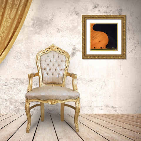 Light And Shadow Gold Ornate Wood Framed Art Print with Double Matting by Flour, Piet