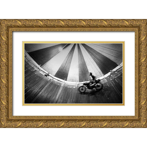 Daredevil Gold Ornate Wood Framed Art Print with Double Matting by Maulana, Firman