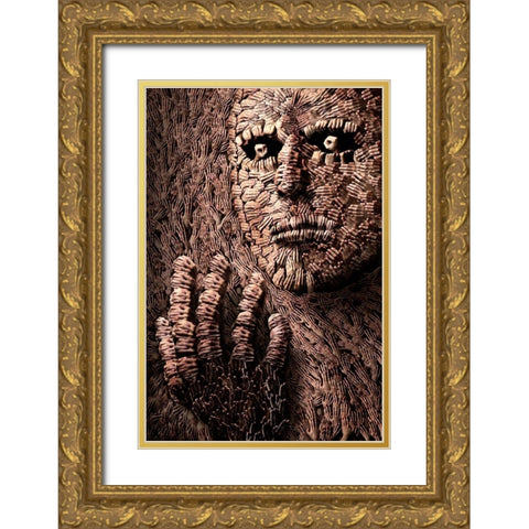 The Tool Of Tools Gold Ornate Wood Framed Art Print with Double Matting by Kiciak, Christophe