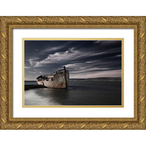 Final Destination Gold Ornate Wood Framed Art Print with Double Matting by Ingibergsson, Bragi