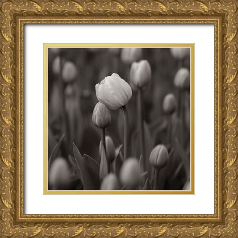 A Hug Gold Ornate Wood Framed Art Print with Double Matting by Pajic, Samir