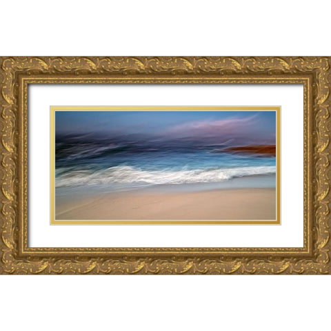 The Wind Gold Ornate Wood Framed Art Print with Double Matting by Pascual Buye, Santiago
