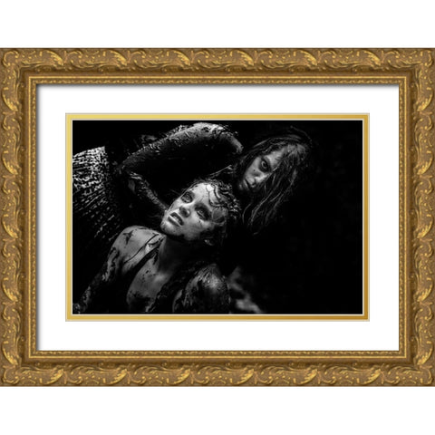 The Battle Gold Ornate Wood Framed Art Print with Double Matting by Boehmer, Joe