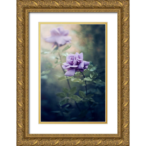 Untitled Gold Ornate Wood Framed Art Print with Double Matting by Ajkabajka