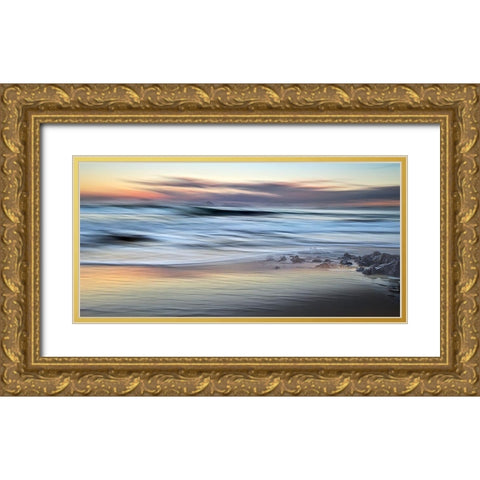 Mar De Suavidades Gold Ornate Wood Framed Art Print with Double Matting by Pascual Buye, Santiago