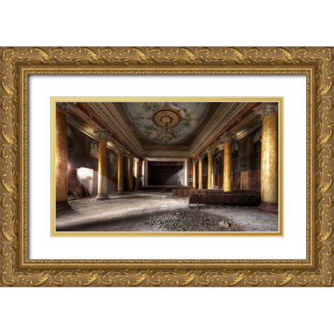 Former Glory Gold Ornate Wood Framed Art Print with Double Matting by Shainidze, Roland