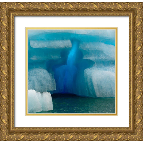 Empty Cross Gold Ornate Wood Framed Art Print with Double Matting by Dubikovskiy, Dmitry