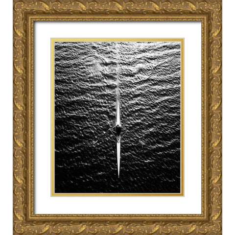 Untitled Gold Ornate Wood Framed Art Print with Double Matting by Hardekopf, Friedhelm