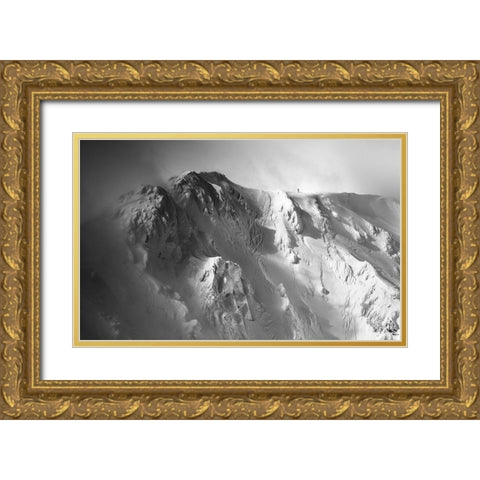 Freeride . . Gold Ornate Wood Framed Art Print with Double Matting by Rumansky, Matej
