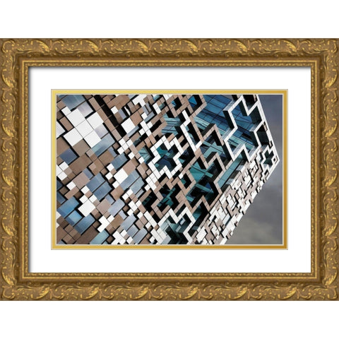 Xxx Gold Ornate Wood Framed Art Print with Double Matting by Wride, Linda