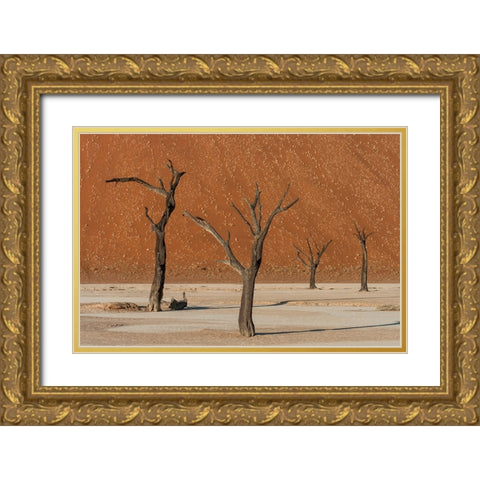 Dead Dancers Gold Ornate Wood Framed Art Print with Double Matting by Stranak, Pavol