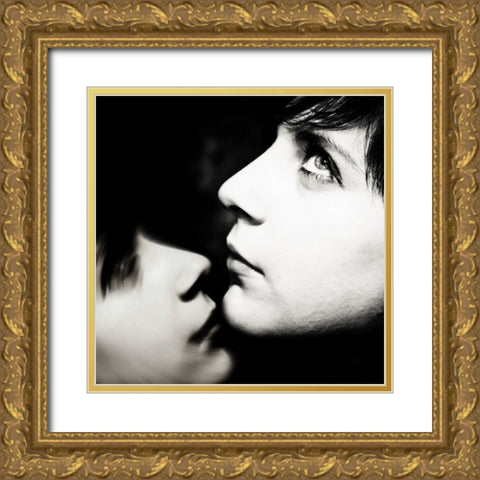 Hors-Contexte Gold Ornate Wood Framed Art Print with Double Matting by Lebrasseur, Christine