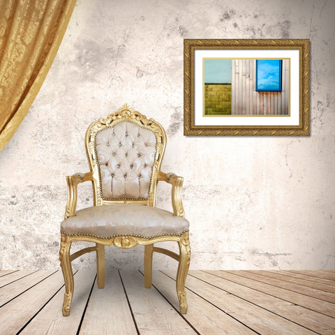 Look Beyond Gold Ornate Wood Framed Art Print with Double Matting by Wride, Linda