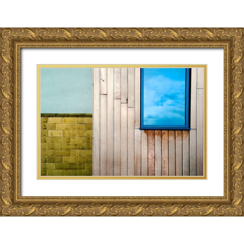 Look Beyond Gold Ornate Wood Framed Art Print with Double Matting by Wride, Linda