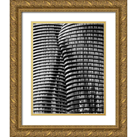 Absolute Towers Gold Ornate Wood Framed Art Print with Double Matting by Shainidze, Roland