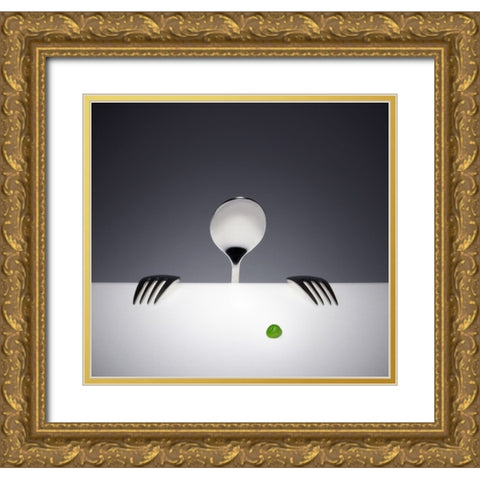 Want You... Gold Ornate Wood Framed Art Print with Double Matting by De Kogel, Wieteke