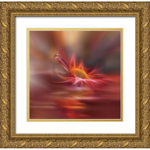 Song Of My Soul... Gold Ornate Wood Framed Art Print with Double Matting by Nan, Juliana