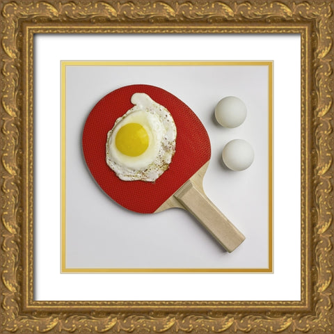 Unlikely 71 Gold Ornate Wood Framed Art Print with Double Matting by Solo, Mister