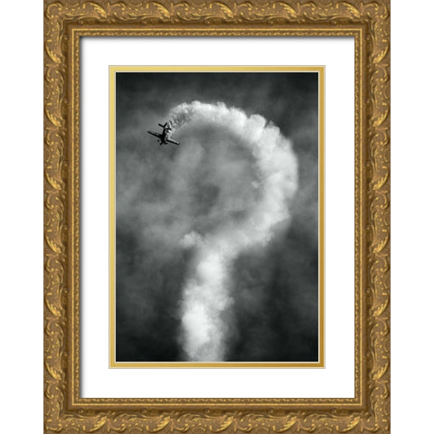 Questions About This Manoeuvre?-Anyone?-No? Gold Ornate Wood Framed Art Print with Double Matting by Reinders, Riekus