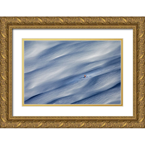 Touching Untouched ... Gold Ornate Wood Framed Art Print with Double Matting by Svoboda MQEP, Peter