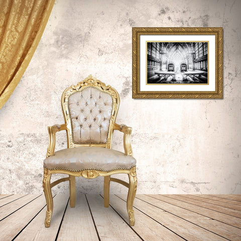 Take The 442 On Track 4,75 Gold Ornate Wood Framed Art Print with Double Matting by Flour, Bruno