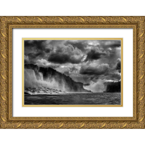 Maid Of The Mist Gold Ornate Wood Framed Art Print with Double Matting by Depaepe, Yvette