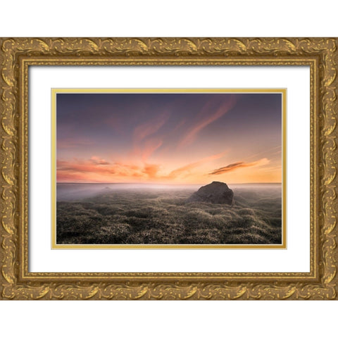 Nowhere Gold Ornate Wood Framed Art Print with Double Matting by Wonisch, Andreas