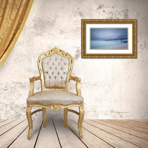 Ten Minutes. Gold Ornate Wood Framed Art Print with Double Matting by Bengtsson, Jonathan