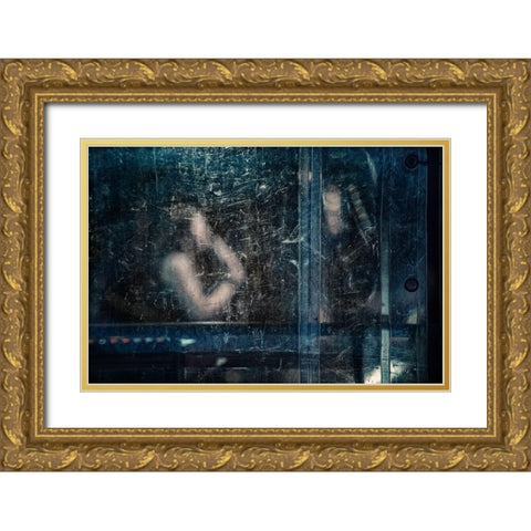 Jazz Mood Gold Ornate Wood Framed Art Print with Double Matting by Guarino, Vito