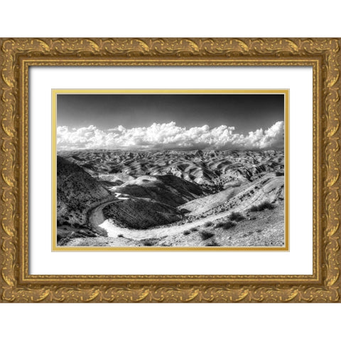 Untitled Gold Ornate Wood Framed Art Print with Double Matting by Pietro Pietrasiuk, Pawel
