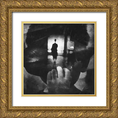 Unseen Gold Ornate Wood Framed Art Print with Double Matting by Danial, Abi