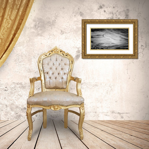 His Mistress The Sea Gold Ornate Wood Framed Art Print with Double Matting by Bland, Richard