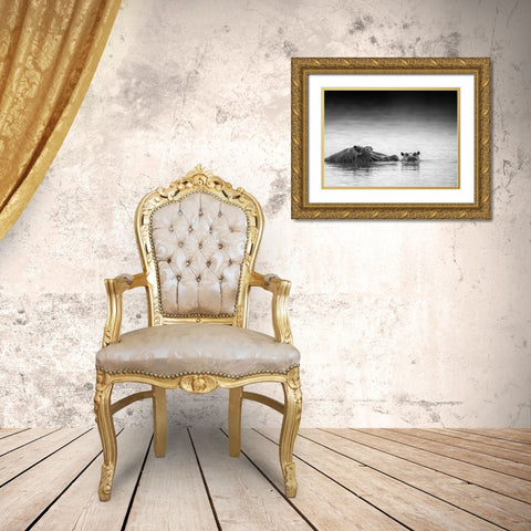 Eye Level Gold Ornate Wood Framed Art Print with Double Matting by Marx, Jaco