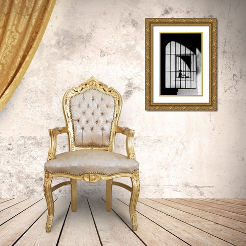 Gabbie Gold Ornate Wood Framed Art Print with Double Matting by Della Latta, Massimo