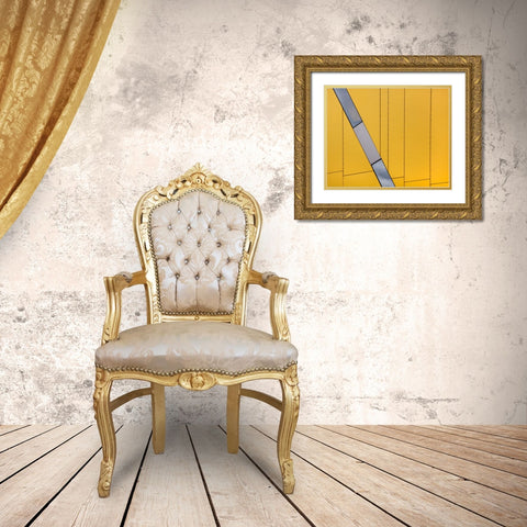 Angle Gold Ornate Wood Framed Art Print with Double Matting by Hammer, Jacqueline