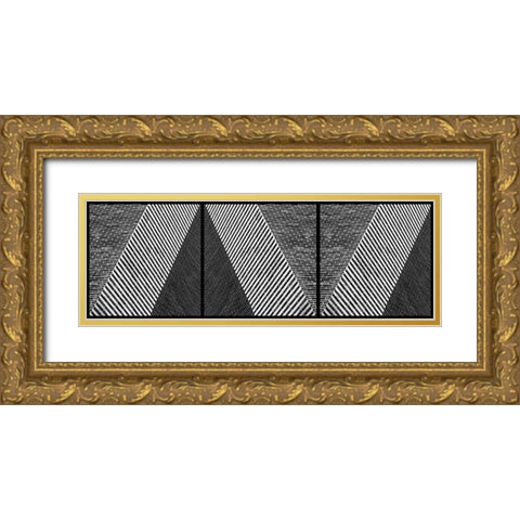 Rolling Dice Gold Ornate Wood Framed Art Print with Double Matting by Abrantes, Paulo