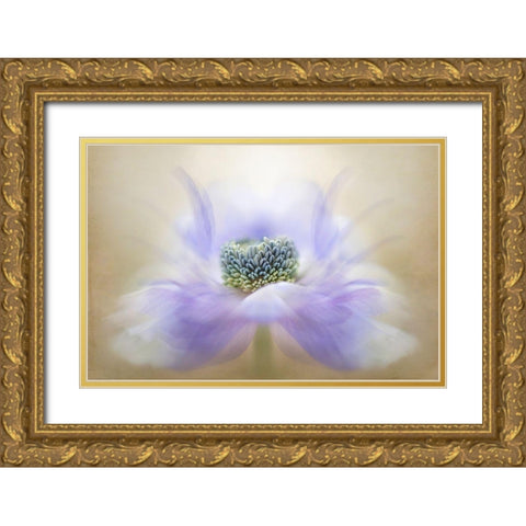 Breeze Gold Ornate Wood Framed Art Print with Double Matting by Parker, Jacky