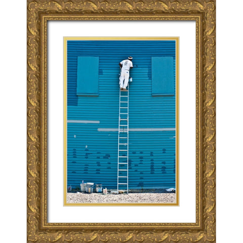 Blues Expert Gold Ornate Wood Framed Art Print with Double Matting by Scott, David