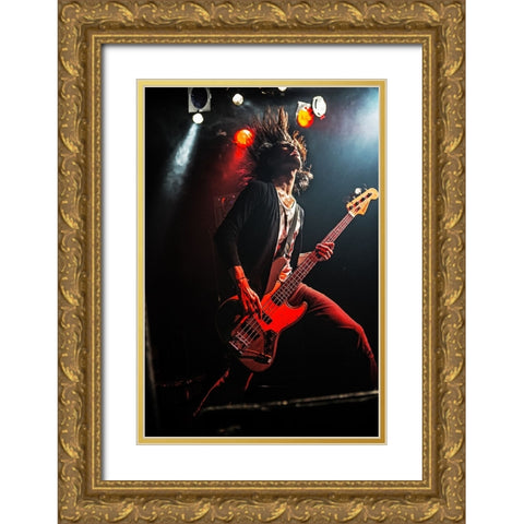 Livephotography Gold Ornate Wood Framed Art Print with Double Matting by Nakamatsu, Kenji