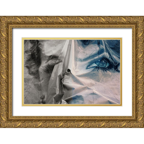 Worthless Promises. Gold Ornate Wood Framed Art Print with Double Matting by Verschelden, Harry