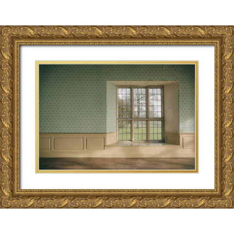 Empty Rooms Gold Ornate Wood Framed Art Print with Double Matting by Brooke, Sarah