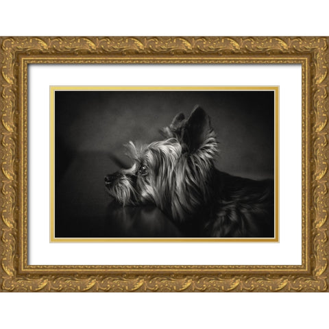 I Have Been Waiting For You ... Gold Ornate Wood Framed Art Print with Double Matting by Lacz, Krisztina
