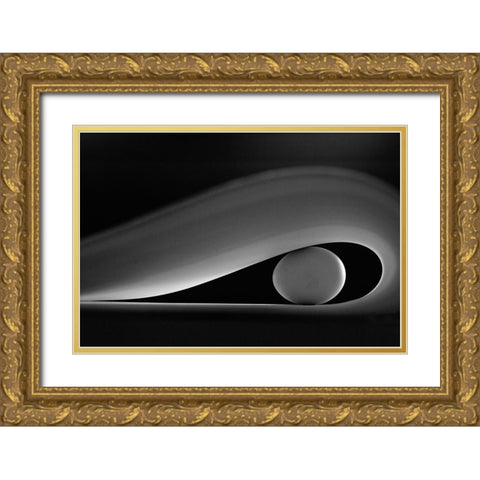 The Egg Gold Ornate Wood Framed Art Print with Double Matting by Azevedo, Olavo