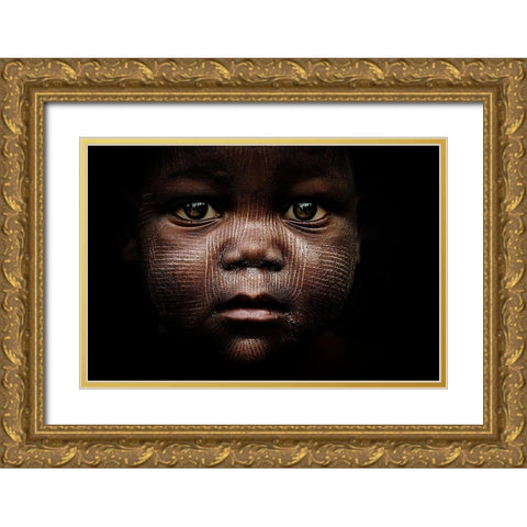 I Belong ! Gold Ornate Wood Framed Art Print with Double Matting by Pandolfini, Sergio