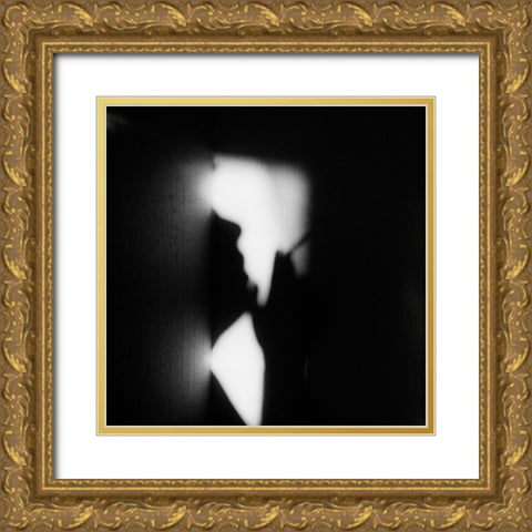 Hieroglyph Of Loneliness Gold Ornate Wood Framed Art Print with Double Matting by Hakhverdyan, Lilianna