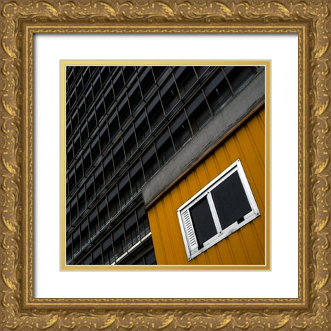 The Yard Shack Gold Ornate Wood Framed Art Print with Double Matting by Claes, Gilbert