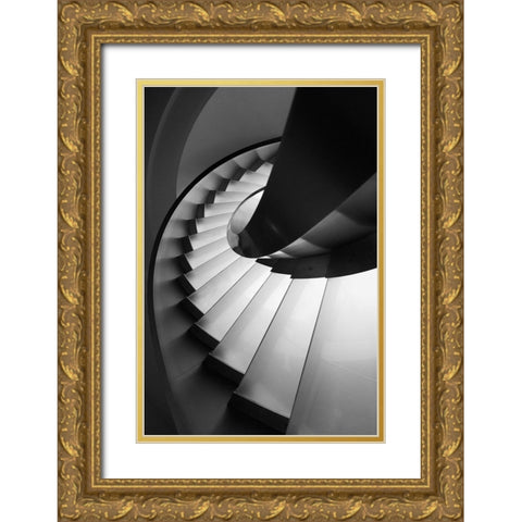 Next Level Gold Ornate Wood Framed Art Print with Double Matting by P Neto, Filipe