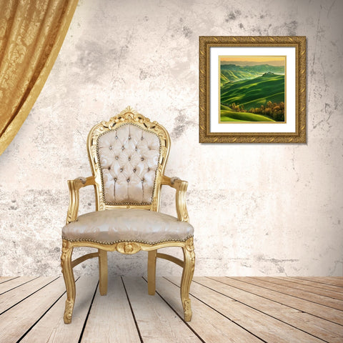 Mucigliani... Gold Ornate Wood Framed Art Print with Double Matting by Browko, Krzysztof