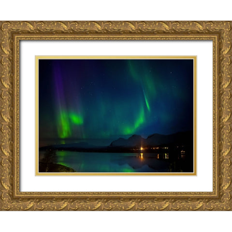 True Colors Shining Through Gold Ornate Wood Framed Art Print with Double Matting by Caroline Stroksnes, Mette